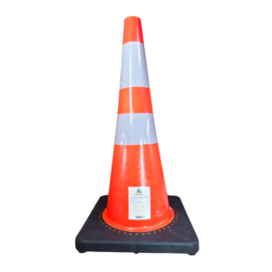 Cono vial PVC 70 CM resistente al viento