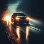Manejar Bajo La Lluvia